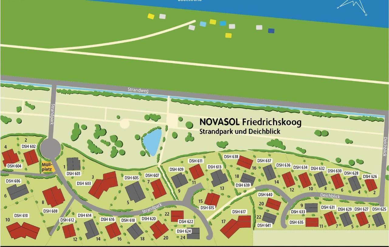Friedrichskoog-Deichblick 10 Villa ภายนอก รูปภาพ